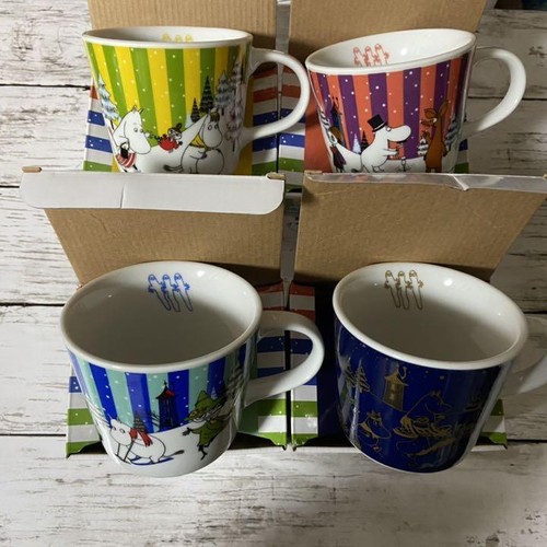 Moomin Mug Tea Cup 4 color set KFC Collaboration JAPAN Limited Original jp