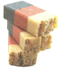Three salts, All natural handcrafted cold process soap, essential oil soap.  