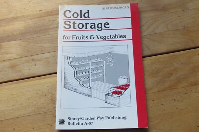 Cold Storage For Fruit And Vegetables Bulletib A-87 Garden Way Homesteading