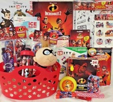 NEW INCREDIBLES EASTER TOY GIFT BASKET PLUSH ...