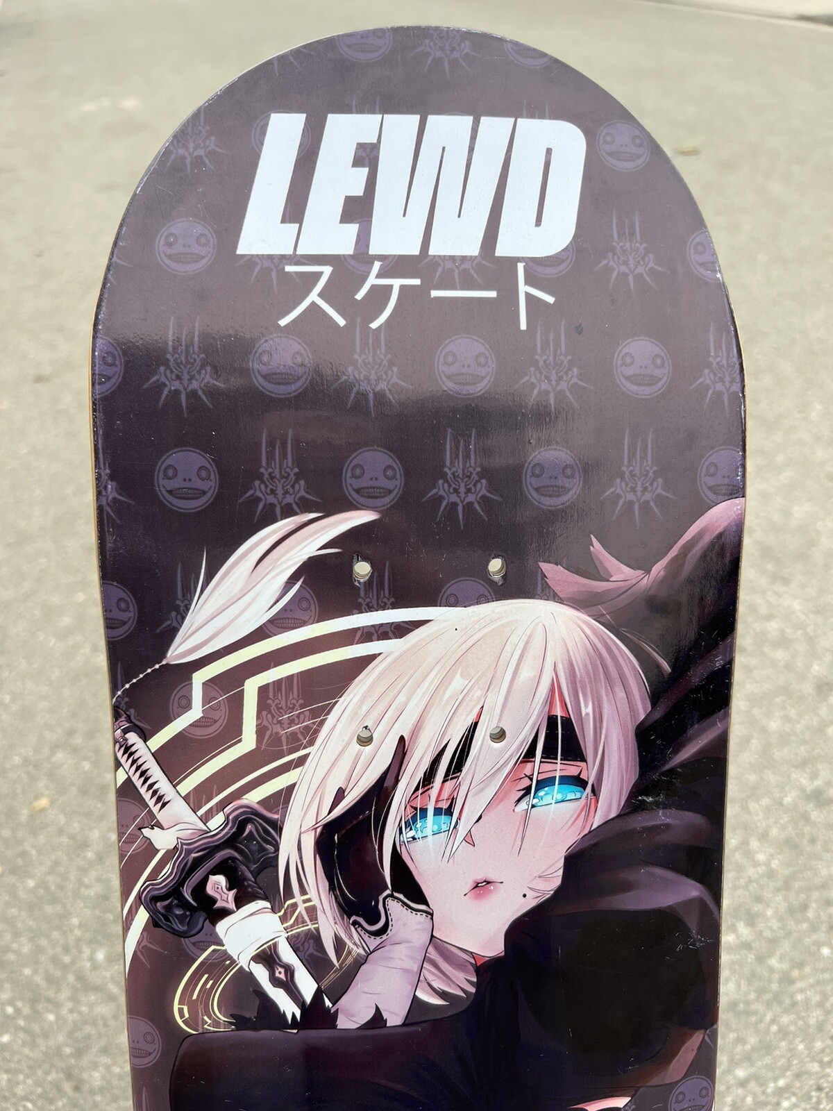 LEWD Skateboards, Anime (Brand New) Skate Deck. Canadian Maple Sz 8.0