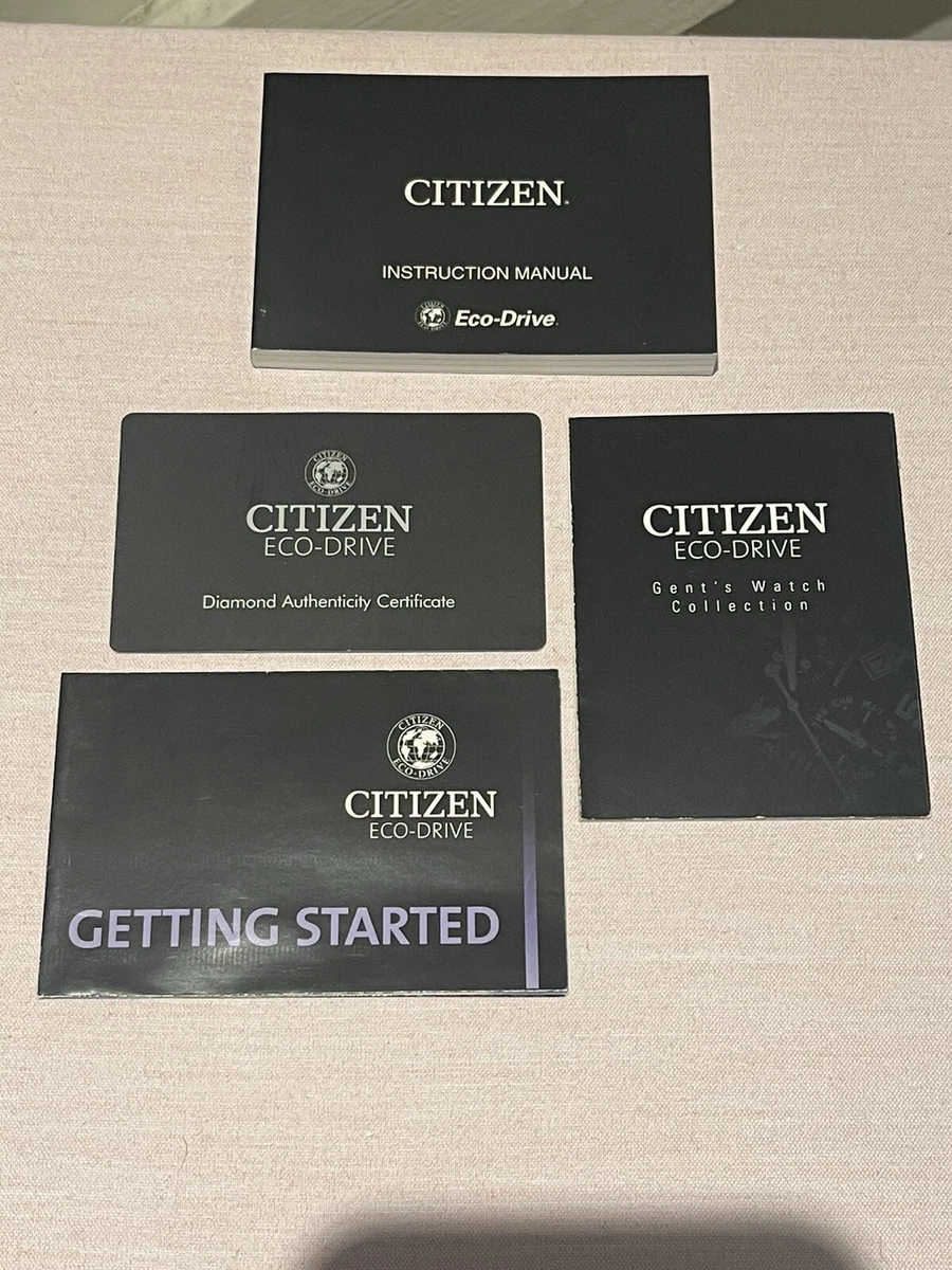 Citizen eco drive setting instructions online pikan