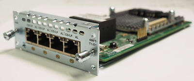Cisco NIM-4MFT-T1/E1 V03 73-14506-05 800-38530-05  4 port Multiflex Trunk Module