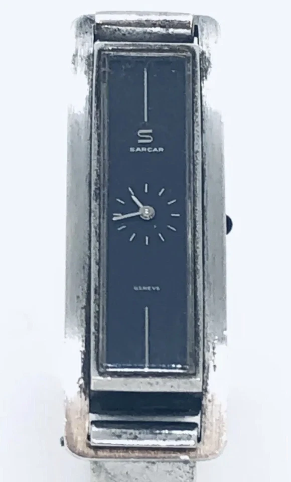 SARCAR 1950s Swiss Made Solid Silver 17 Jewel Ladies’ Mechanical Wristwatch Mat — 第 2/4 张图片