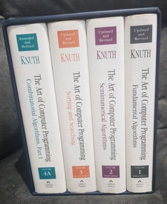 Art of Computer Programming, the, Volumes 1-4A Boxed Set by Donald