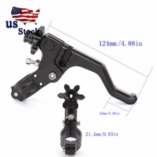 CNC Stunt Clutch Levers Perch Billet 7/8" 22mm Performance Black Set Motorcycle