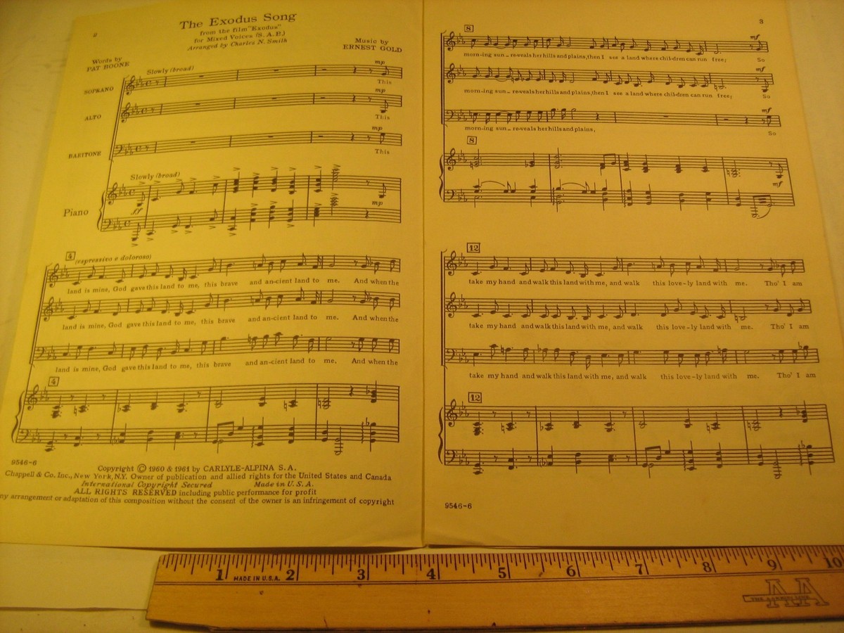 Choice) Vintage Sheet Music CHAPPELL'S VOCAL LIBRARY OF PART SONGS