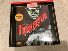 Frankenstein Laserdisc Restored Version BORIS KARLOFF Great Film Classic RARE 