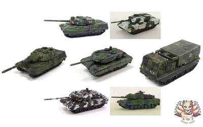 Micro Armor Series 13 Leopard 1/144 7-set Complete