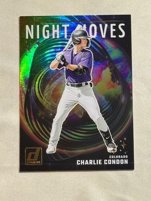 2025 Donruss Night Moves Charlie Condon Case Hit SSP #3 Rockies