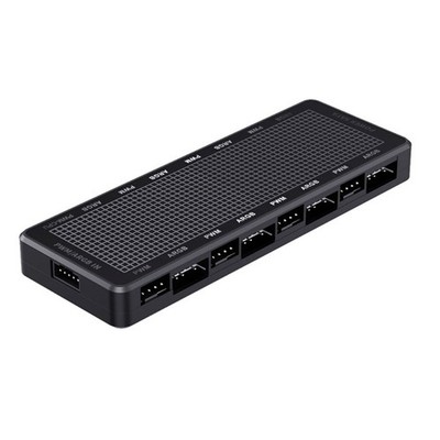 LP8P ARGB+ PWM Hub 8 Port Computer Fan Splitter with 5V3Pin ARGB And 4Pin PWM