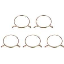 Fuel Line Hose Clips, 5Pcs 60mm 304 Stainless Steel Tubing Spring Clamps Zinc