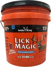 Deer Mineral Supplement – Antler King Lick Magic Apple 23 lb Antler & Body Mass