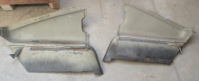 1966-1967 Dodge Charger  Roof Sail Door Panel Trunk Trim Rear