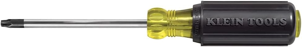 Klein Tools 19545 T27 TORX Screwdriver 4-Inch Round Shaft Black Handle