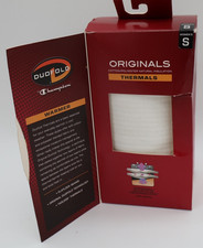 Duofold by Champion Women's Varitherm Midweight Thermal Pants Small White NWT