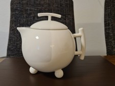 teekanne porzellan weiß mit Filter