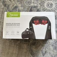 Cotsoco Shiatsu 3D Rotating Massager with Heat- For Neck  Shoulder