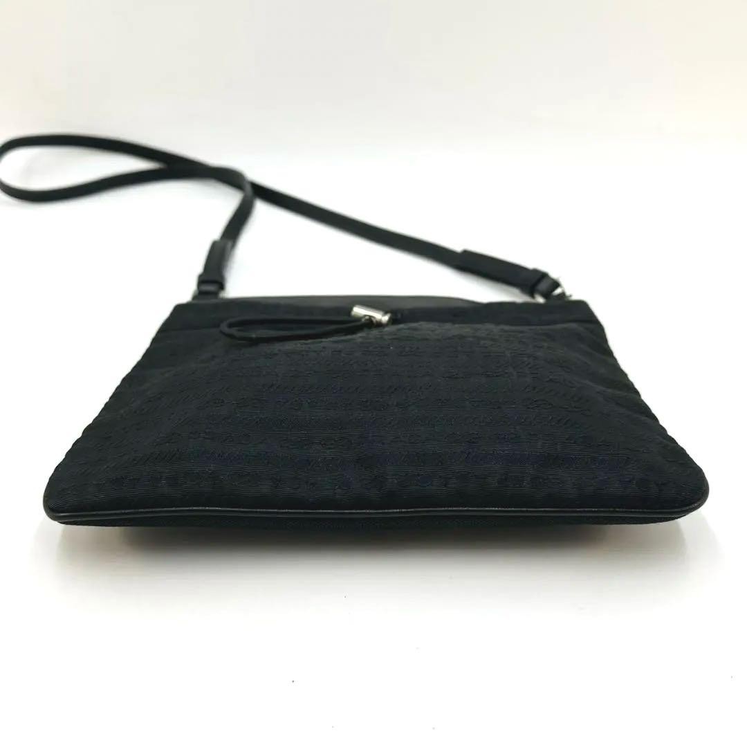 PRADA All-Over Pattern Drawstring Shoulder Bag Si… - image 8