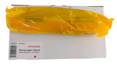 Toner laser Magenta compatible pour HP CE313A(126A)/CANON CRG-729 - Photo 1/3