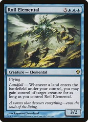 Roil Elemental #62 Foil Zendikar MTG Magic the Gathering
