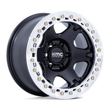 17X9 KMC KM238 VI BEADLOCK BLANK BLACK -38mm