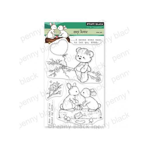Penny Black Clear Stamps - My Love 30-783