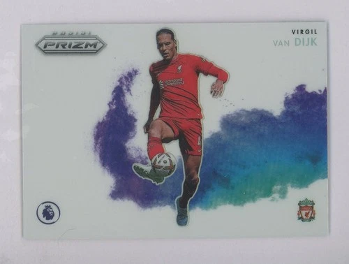 2022-23 Panini Prizm Premier League Soccer Color Blast #5 Virgil Van Dijk SSP