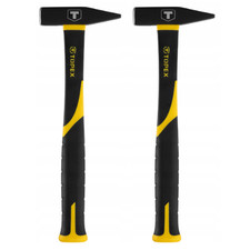 2 x Schlosserhammer 2 x 500 G, Fiberglasstiel D/S