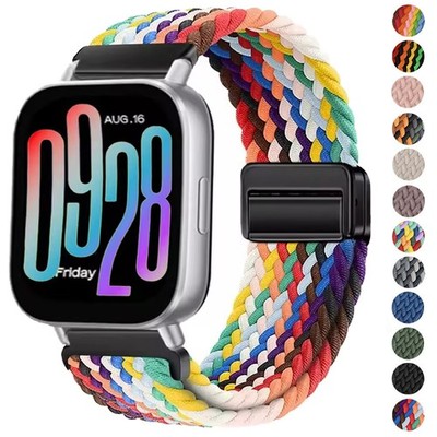Für Redmi Watch 5 Active /Redmi 5 Lite Braided Nylon Magnet Armband Uhrenarmband