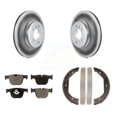 Transit Auto KGT-103671 Brake Disc and Pad Kit Rear for 330 328 Sedan BMW 430i