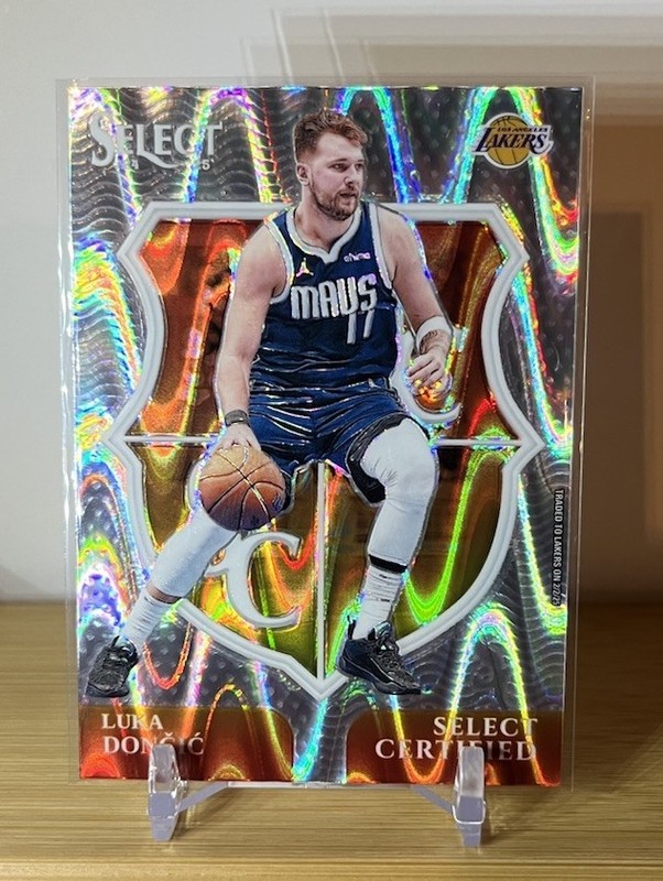 2024-25 Panini Select - Select Certified Luka Dončić #16 Tectonic Prizm
