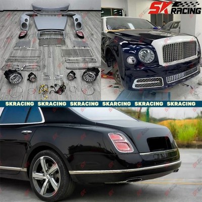 For Bentley Mulsanne 2011-2016 Old To New Body Kits Front Bumper+Grille Assembly