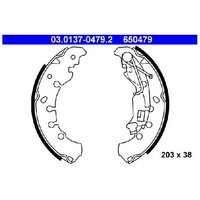 Bremsbackensatz Hinten FüR Lancia Musa 350 1.2 1.4 04 Bis 12 ATE 199A1000 Teil