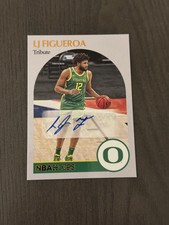 2021 Panini Chronicles Draft Picks Hoops Tribute Retro Orange Auto LJ FIGUEROA