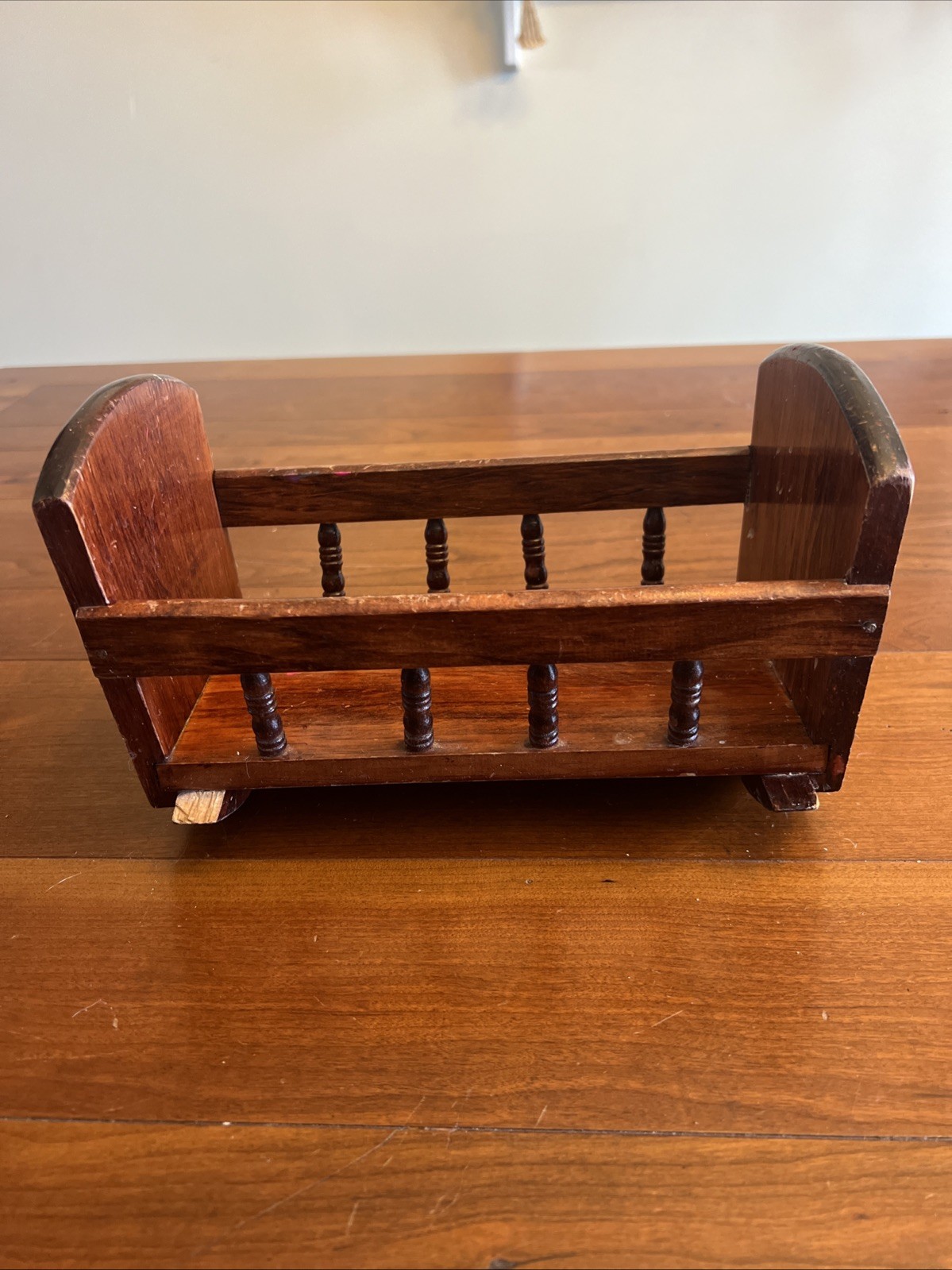 Vintage Wooden Baby Doll Cradle