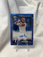 2024 Topps Chrome Sapphire Edition - Autographs Weston Wilson   /199 (AU, RC)