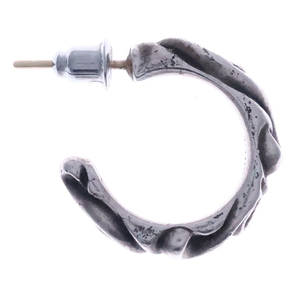Chrome Hearts Hoop Scroll BCA102 Earring 925 14K P0051717 thumbnail 2