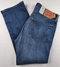 Levis 501 Original Fit Straight Leg Advanced Stretch Button Fly Jeans Mens 36x30