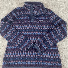 Patagonia Micro D Snap-T Fleece Women  s L Cedar Mesa Stone Print Pullover F119