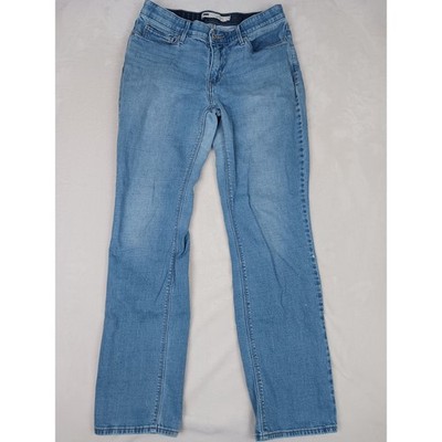 Levis 525 Perfect Waist Straight Leg Jeans Womens 10x31 Blue Denim Mid Rise