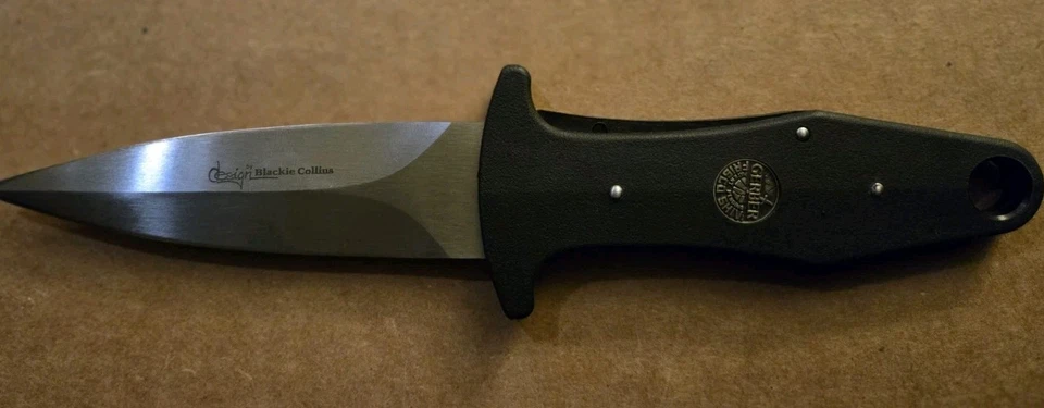 Cuchillo de supervivencia Gerber Frisco Shiv Jackie Collins 5565 modelo 22 doble filo  Foto 3 de 4