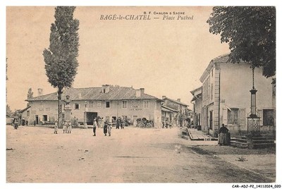 CAR-ADJP2-0087-01 - BAGE-LE-CHATEL - Platz Puthod