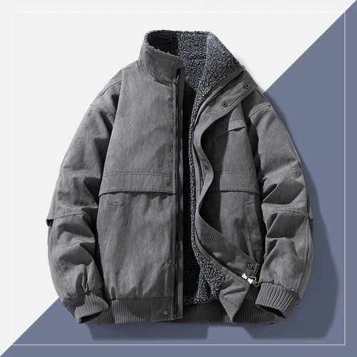 Men's Versatile Casual Thickened Coat - product listing photo