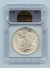 1923 Peace Silver Dollar $1 ANACS MS62