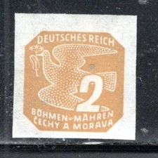 GERMANY BOHEMIA & MORAVIA STAMP WWII CECHY & MORAVIA STAMP MH LOT 576BM