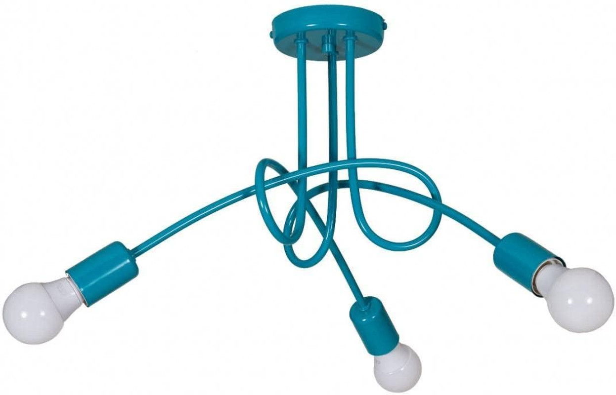 Lampadario Industriale Edison Light-Home: Plafoniera Vintage Metallo E27