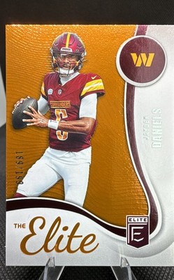 2025 Panini Donruss Elite - The Elite Jayden Daniels #5 Orange /199