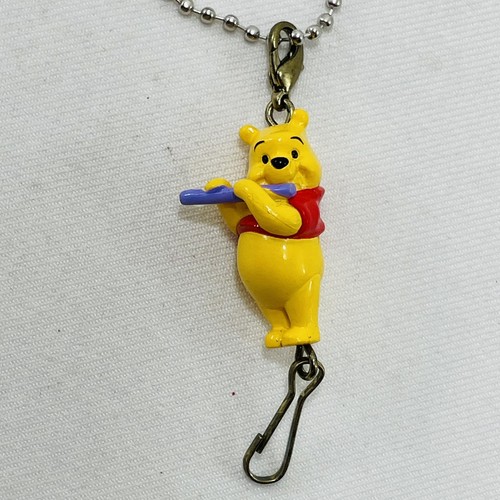 Disney Coca Cola Pooh Bear Flute Figure Keychain Clip Music Keyring Charm Hang - Picture 11 of 12