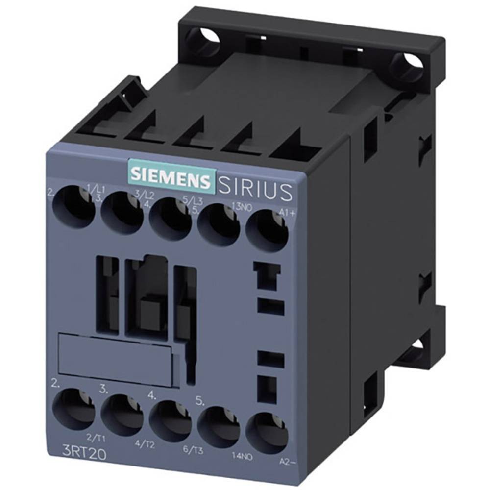 Contacteur Siemens 3RT2015-1BB41 3kW 24V DC 7A avec contact auxiliaire pour automatisme